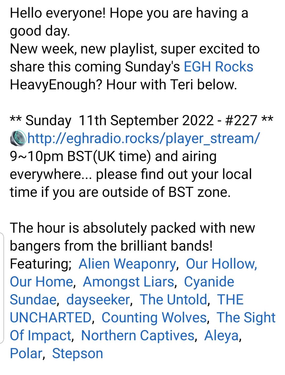 HeavyEnough Hour with Teri tweet media