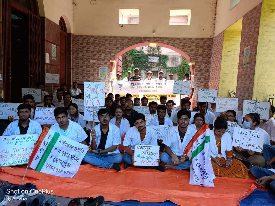 Our Movement will not stop till then
 Until our demands are fulfilled !#increase_wb_vet_stipend #increase_veterinary_intern_stipend
#increase_veterinary_internship_allowance
<a href="/MamataOfficial/">Mamata Banerjee</a> <a href="/SwapanDebnath98/">Swapan Debnath</a> <a href="/WBTMCPofficial/">West Bengal Trinamool Chhatra Parishad</a> <a href="/atul1chaturvedi/">atul chaturvedi</a> @Murugan_MoS <a href="/Dept_of_AHD/">Dept of Animal Husbandry & Dairying, Min of FAH&D</a> <a href="/presidentVCI/">Dr. Umesh C Sharma</a>