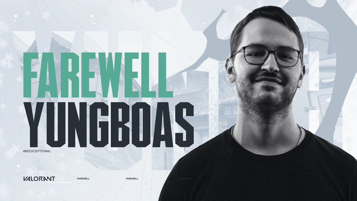 Today we say goodbye to our former Valorant player <a href="/BoasYung/">YungBoas</a>.

Thank you for everything we have achieved together.

We wish you all the best in your future! 💚