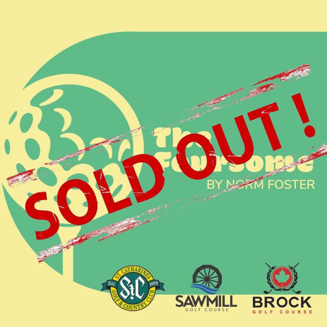 FosterFestival's tweet photo. SEPT 7, 10, & 15 now SOLD OUT!
"Saw the play tonight at St. Catharines Golf & Country Club - fantastic play!" - Mary U.
For our full show schedule and to book your tickets visit https://t.co/ADz65mnoqm
#fosterfestival2022 #normfoster #golf #niagara #canadiantheatre https://t.co/cB0BS8iUAU