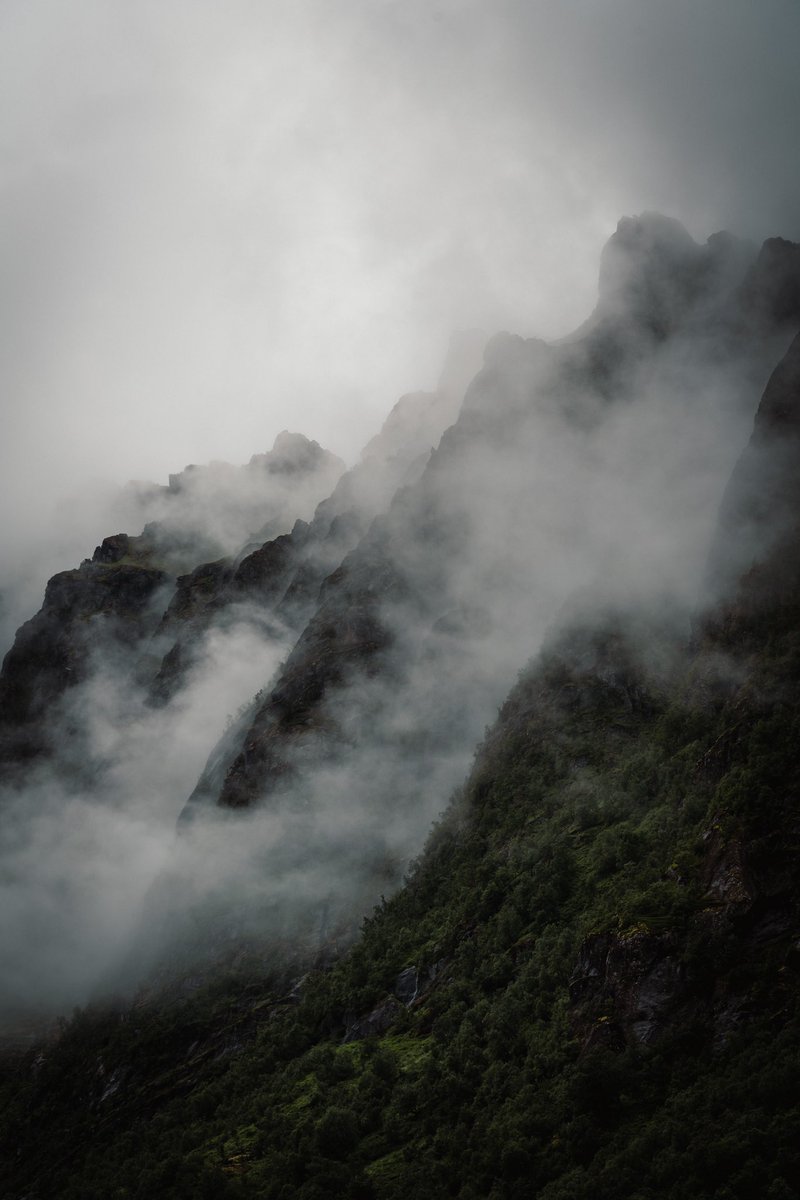 sabbaticalsteph's tweet photo. Good morning from this moody roadside stop on the drive between Senja and Lofoten https://t.co/bSA9VeaGoL