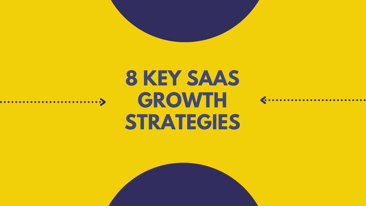 Every brand wants to have significant growth, check out these 8 Key SaaS Growth Strategies to apply in your company. 👇 

buff.ly/3d0VXmu