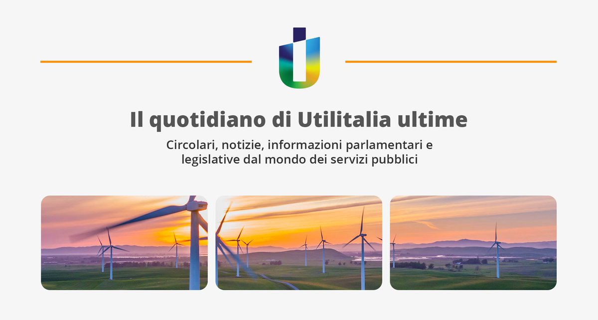 UTILITALIA's tweet image. Il Quotidiano di #Utilitalia ULTIME del #7settembre!🗞️ Scopri tutte le novità di oggi dal mondo dei servizi pubblici di #acqua, #ambiente ed #energia! Buona lettura ▶️ bit.ly/3qoeg8c