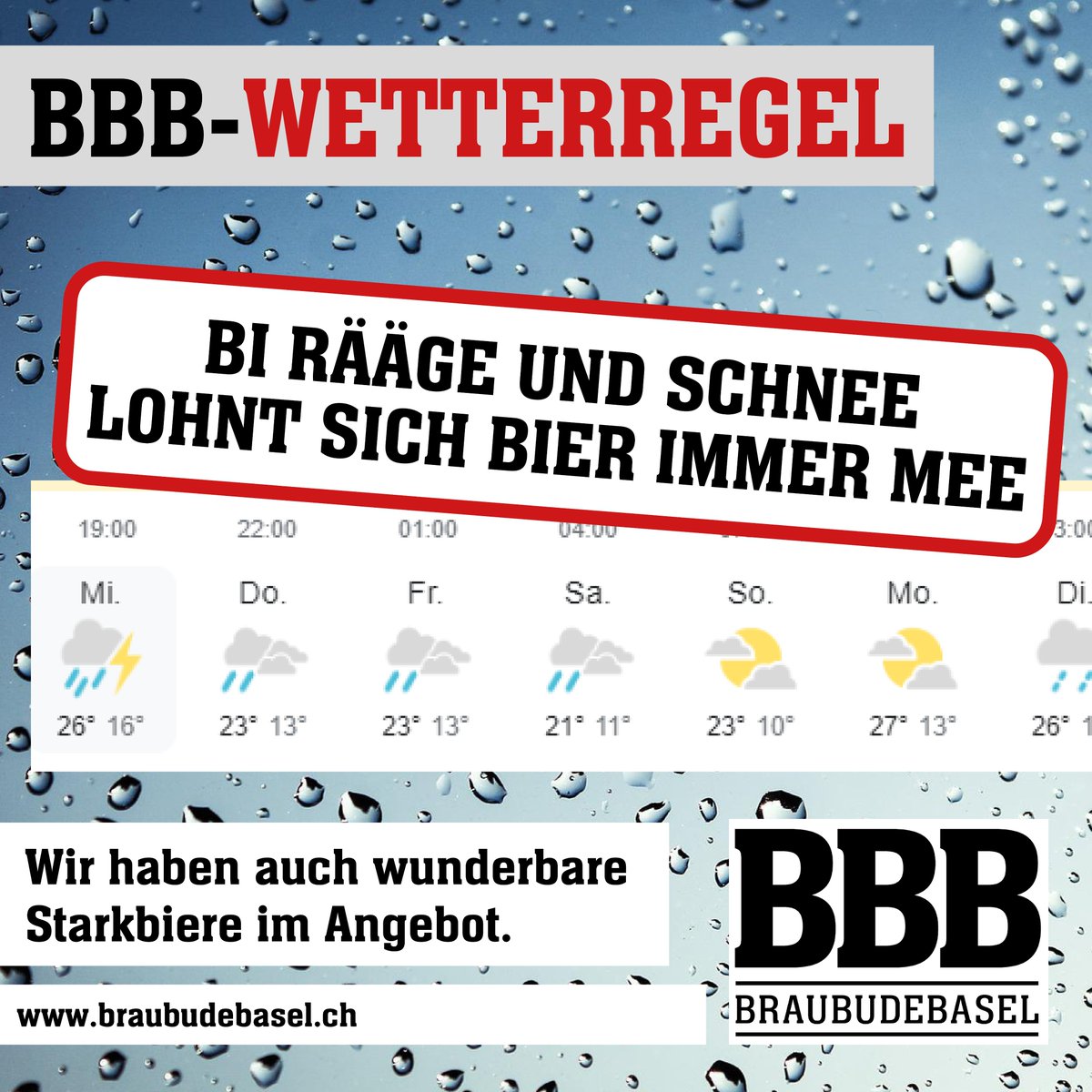 braubudebasel's tweet photo. Wie wärs mal mit einem unserer intensiven Jubiläumsbiere? Imperial Stout oder Barley Wine aus dem Rumfass? Das wärmt auch, wenn wir nur noch bis 19 Grad heizen dürfen...
Jetzt in der #Birreria!

#bier #craftbeer #basel #apero #bierkraft @schweizerbier #baslerbier #prost #hösch https://t.co/DWimPhQD5b