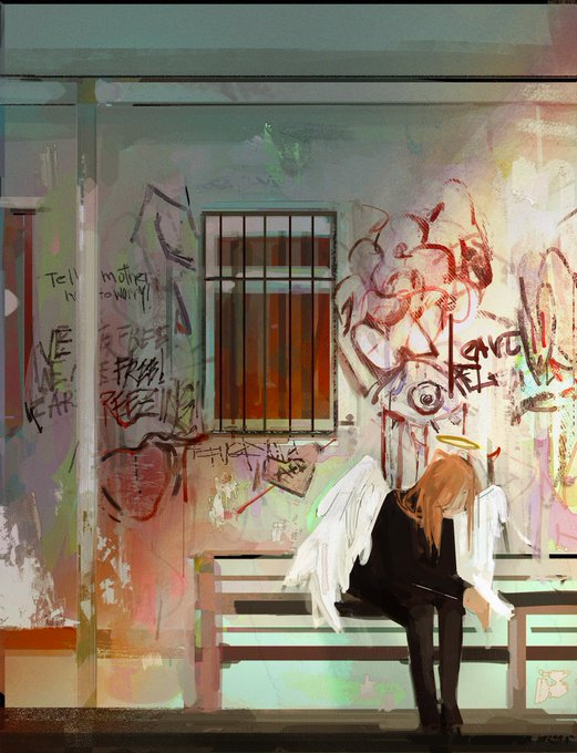 「1boy graffiti」 illustration images(Latest)