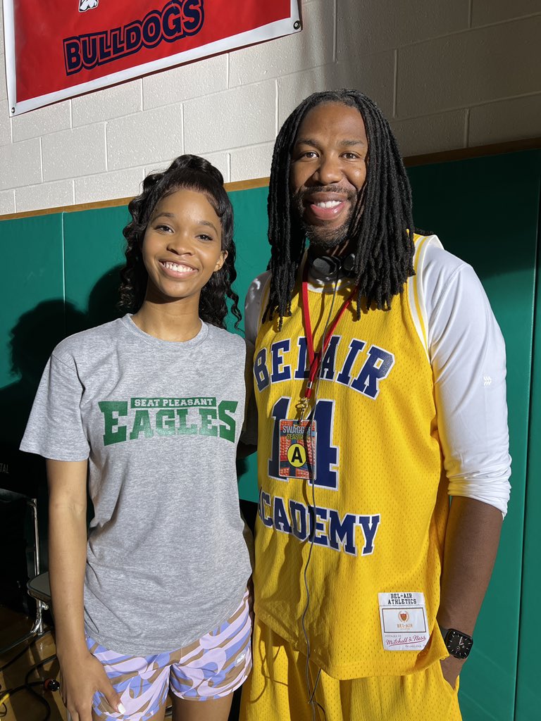 Had a great time working on #Swagger 🏀 created by the 🐐 <a href="/RocktheFilm/">Reggie R. Bythewood</a>. Great cast and great show. Till next time. <a href="/OsheaJacksonJr/">O’Shea Jackson Jr</a> <a href="/IsaiahRHill/">Isaiah Hill</a> @ShinelleAzoroh <a href="/IAMQUVENZHANE/">Quvenzhane' Wallis</a> <a href="/thecaleelharris/">Caleel Harris</a> <a href="/jamesbingham/">James Bingham</a> <a href="/SolomonIrama/">Solomon Irama</a> <a href="/zmny_4real/">Ozie</a> <a href="/FerrerTessa/">Tessa Ferrer</a> <a href="/THESEANBAKER/">SEAN ANTHONY BAKER</a> ✊🏾