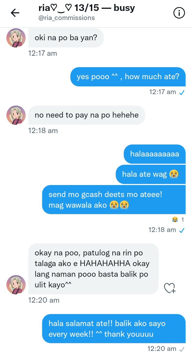 client_elie's tweet photo. special mention to ate @ria_commissions 😭❤️ !! super stressed ko sa acads kaya nag hanap nako commissioner &amp; super bait ni ate ria!! ikaw na ang aking sun &amp; moon! thank you ate! #riacommsproofs https://t.co/WgDaw4xlrE