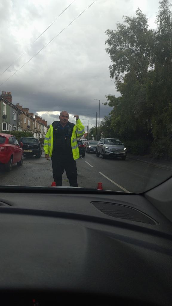 Avoid Lawford Road , hole in the road due to bad weather, we are looking into it. DB6137