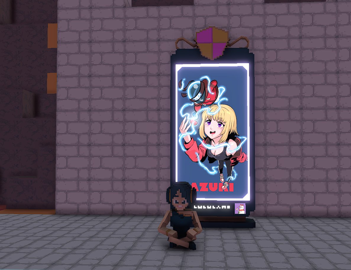 muasin94's tweet photo. @LuluLand_World @TheSandboxGame @AzukiOfficial @borgetsebastien Love it 😍 @AzukiOfficial #AZUKIDAY https://t.co/8BtsYLLrlV