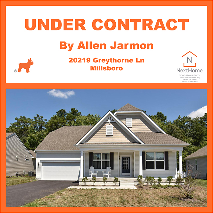 This almost new home in Seabrook was put Under Contract by Allen Jarmon. Learn more about Allen on our website: ed.gr/d9d2n 

#nexthometomorrow #getluke #undercontract #delawarerealestate #millsboro