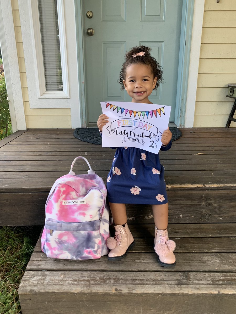 jamjamwalton's tweet photo. My little ray of ☀️! Daddy’s Girl! ❤️ First day of pre-pre-school!!@MarciLeaWalton #DaddyJam https://t.co/Nc0mBsBkZM