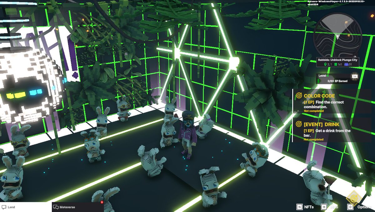LGharitlahare's tweet photo. @TheSandboxGame @RabbidsOfficial I just participated in the #SandboxAlphaS3Giveaway for a chance to win 500 SAND! Found the Disco Rabbid, check out my screenshot below!
👇 https://t.co/wfFDYD8pHd
