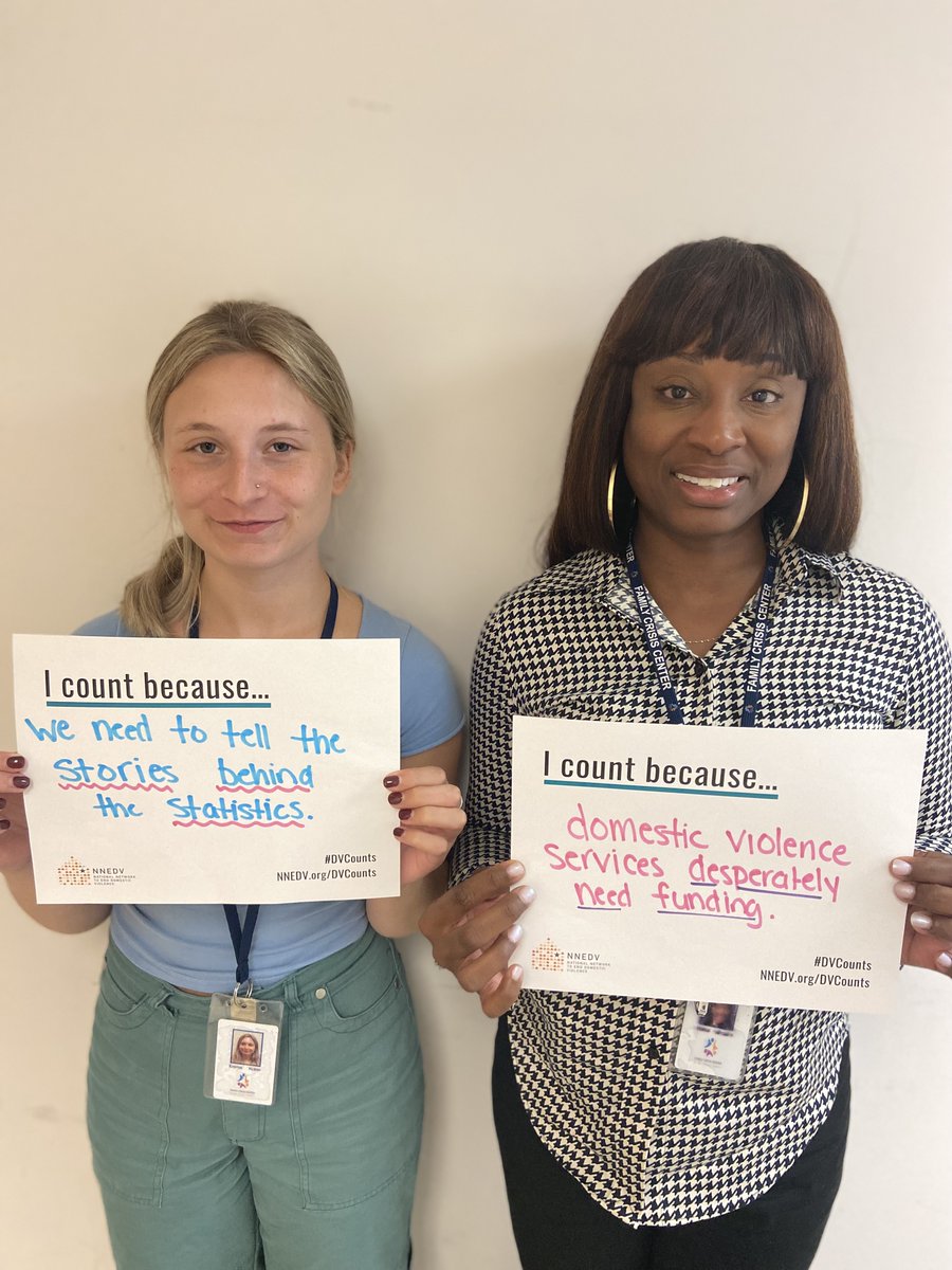 FCCBaltimore's tweet photo. The @NNEDV #DVCounts survey tells the stories behind the statistics: of the domestic
violence survivors who reached out, and of the advocates who were there to support
them. We’re participating to help ensure every story is told. Learn more:
https://t.co/nX5oRkgpZN https://t.co/EPhJUkb1Qm