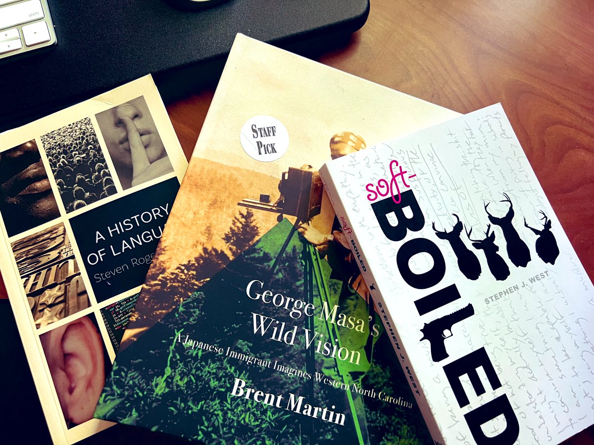 thejeremybjones's tweet photo. Recent @Malaprops haul https://t.co/9TLlaF0NAg