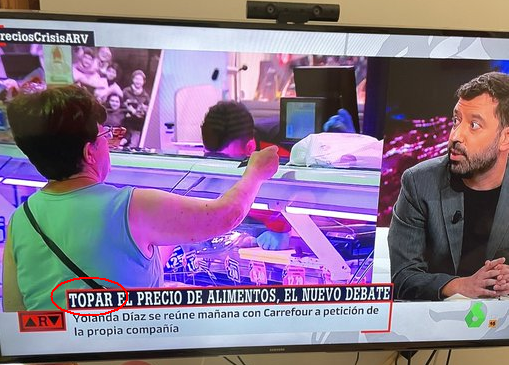 XoseCastro's tweet photo. Profesionales de la política y los medios:

¿Podéis dejar de hacer el tontolaba usando TOPAR en lugar de ‘limitar, fijar un máximo/límite...’?

📸@xifumdo https://t.co/kEyZZQfKsM