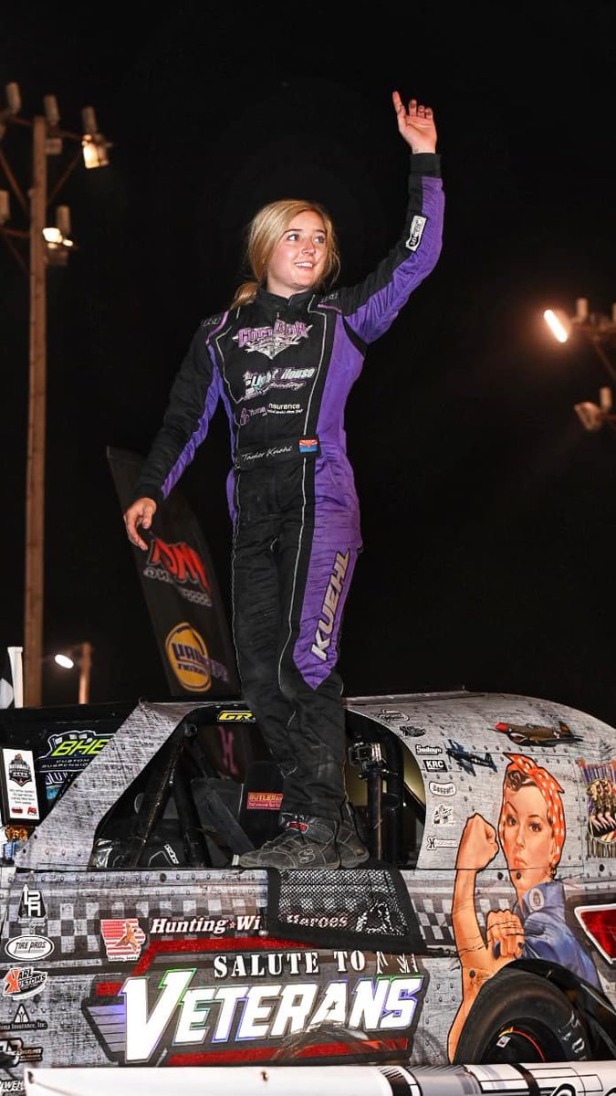 Congrats from #EibachRacing to Taylor Kuehl as she wins the qualifying feature; which sets her up for a front row start on Saturday for the 2022 Super Nationals! #Eibach #TeamEibach