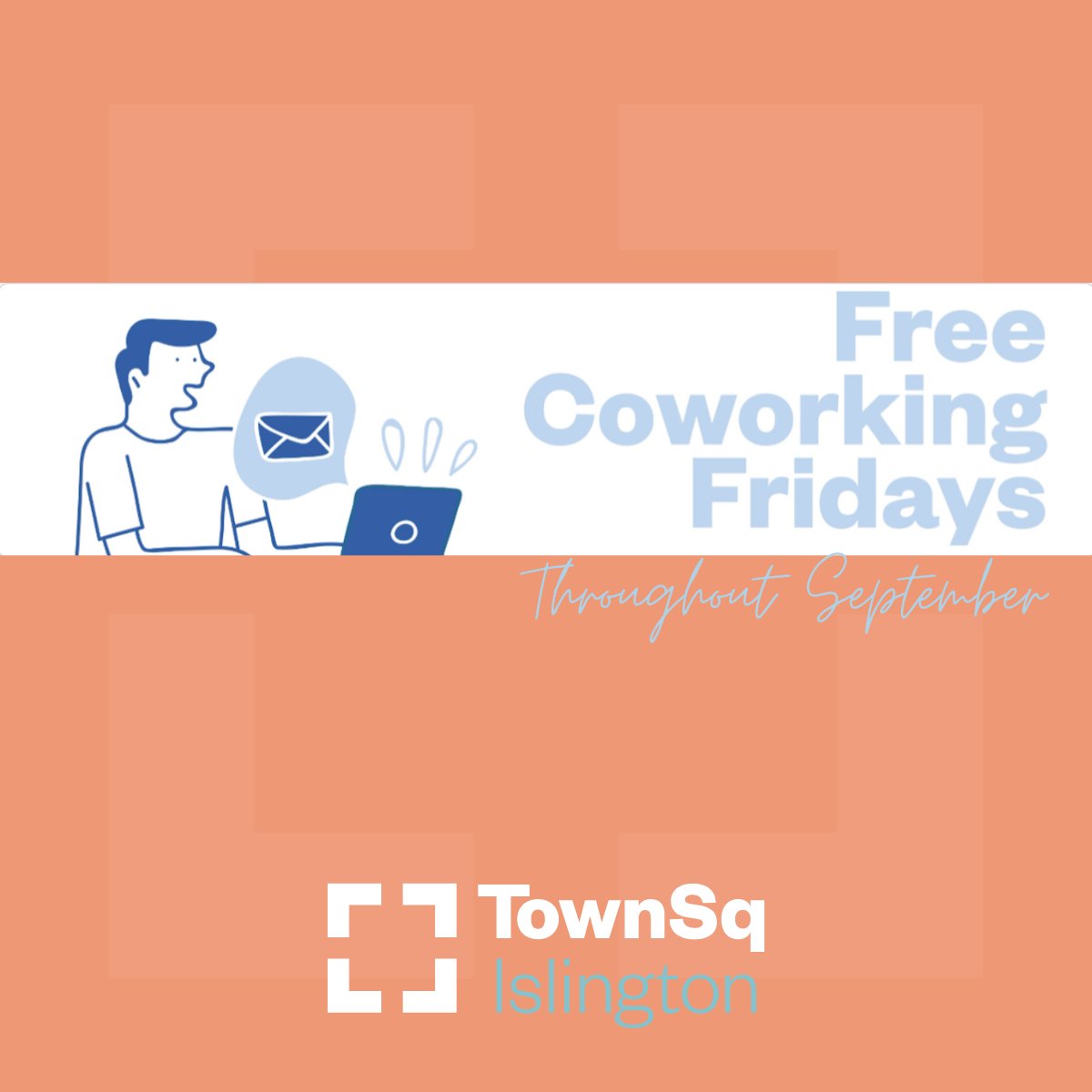TownSqIslington's tweet photo. Fancy a Free Coworking Friday
Get to know a few friendly faces with likeminded creators.
This Friday Sep 9th we have SEO expert François @tuf in the space delivering 1:1 drop in session from 12pm-4pm
Register here
https://t.co/sySb9BV1lr
#freecoworking #seoexpert https://t.co/IESIUlA4Rj