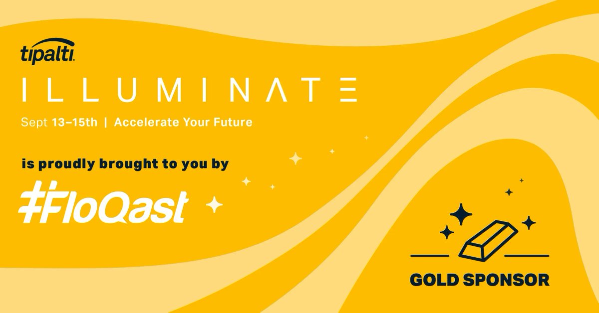FloQast is a proud sponsor of <a href="/Tipalti/">Tipalti</a> Illuminate on September 13-15. If you're planning to attend, don't miss our session 'Utilizing the Technology Lever in Your Record-to-Report Landscape' on September 14 at 3:45 PM PT. Register: buff.ly/3BjKXdy #illuminate2022