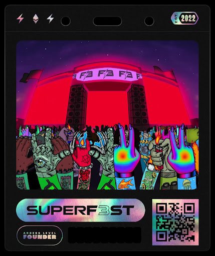 GoodGuyEth's tweet photo. Huge thanks to @NoccoOG for blessing me with a @SUPERF3ST founders pass before mint closes this Friday! It’s an honor to part of something so innovative in the music space! and I’m SUPER excited to all the amazing things we will accomplish together! https://t.co/rRFenleG5j