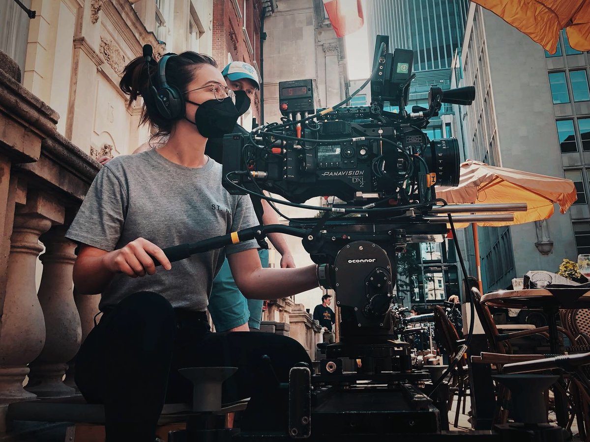 Panavision's tweet photo. Today we're sharing a top secret #behindthscenes shot of #camera and #steadicam operator Kate Eccarius GBCT working her magic with the #DXL2 on location in central London. #womancrushwednesday #camerawoman #womeninfilm

Photo courtesy of Kate Eccarius GBCT https://t.co/PsOaOFunW3