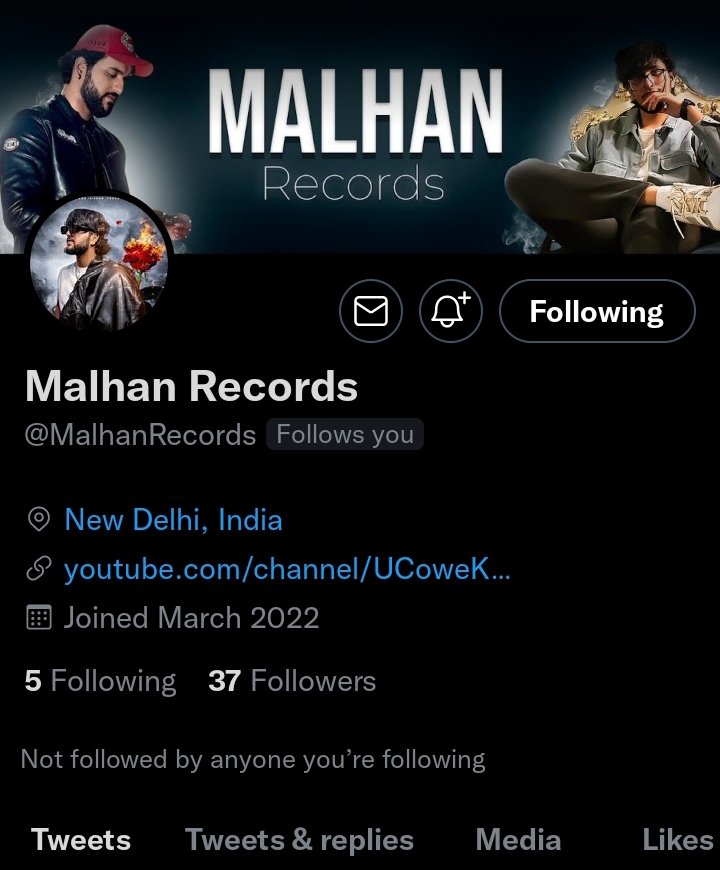 Follow Malhan Records <a href="/MalhanRecords/">Malhan Records</a> ❤