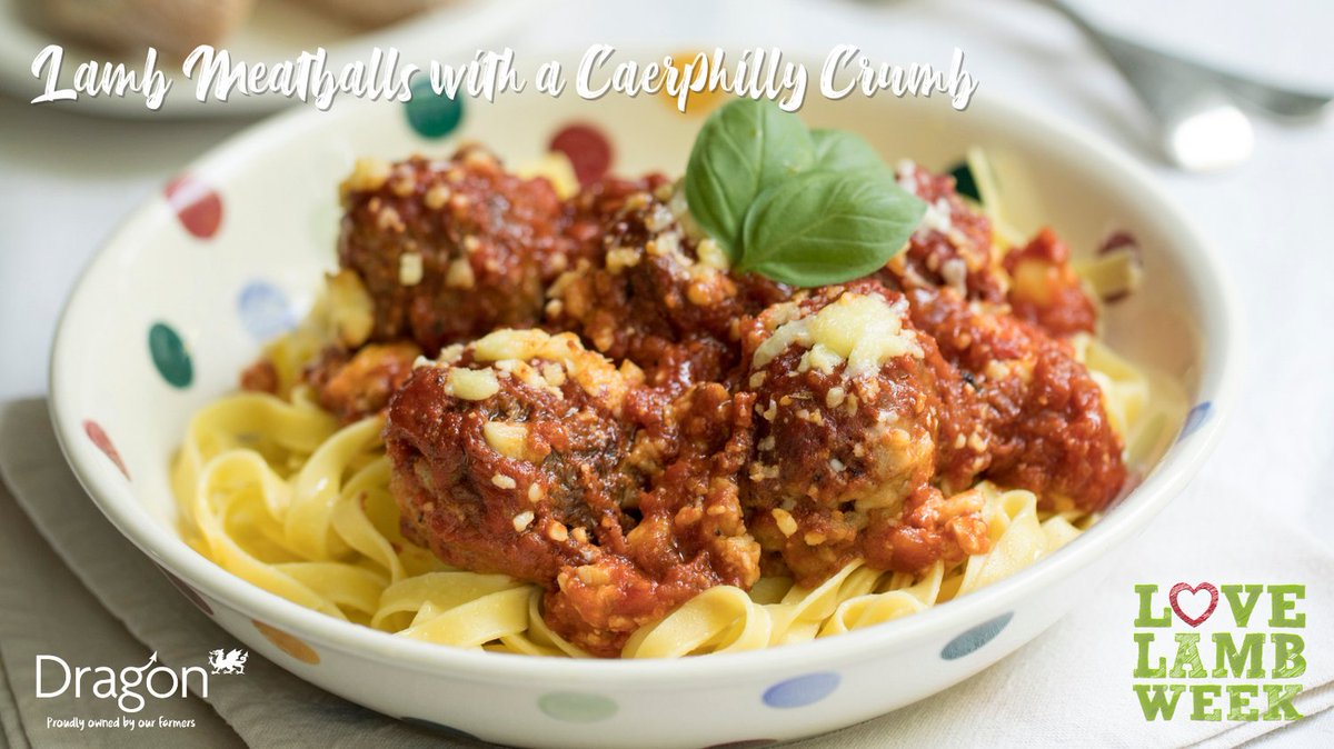 This week is @lovelambweek - a perfect opportunity to enjoy some delicious Welsh Lamb as part of some fabulous recipes! 

Check out our mouth-watering Lamb Meatballs with a Caerphilly Crumb. 

Recipe &gt; bit.ly/3ewVPvB

#lovelamb #milkedinwales #madeinwales #caerphilly