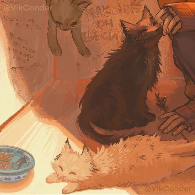 His name (Kot) means "cat" waits you at home, cats only allowed (and birds), as homeless as they are, I don't understand myself, I hate him ("forgive me" scratched over it), you'll show them all what you can do, today I won, how to live this life, wasted, I'm tired 