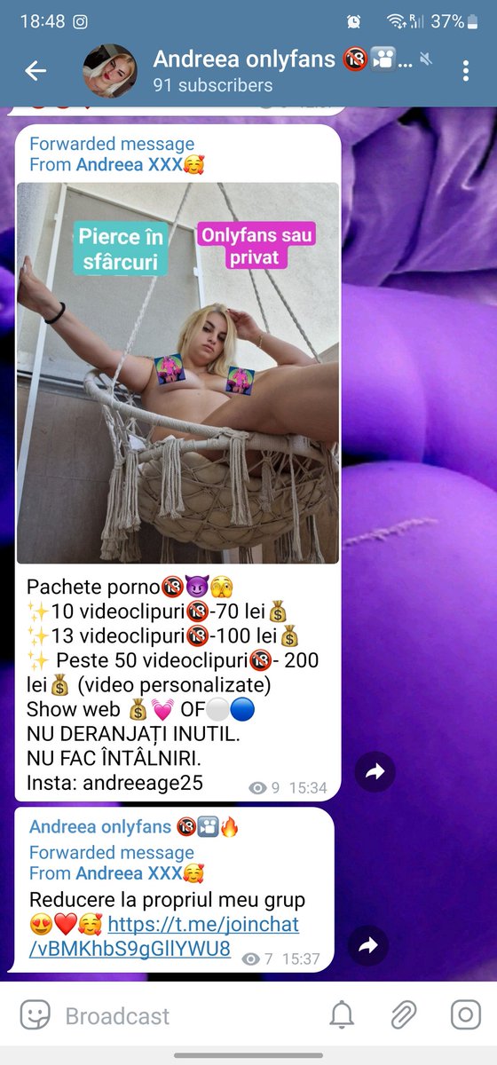 t.me/joinchat/vBMKh… -- > telegram

onlyfans.com/andreeageee --> onlyfans