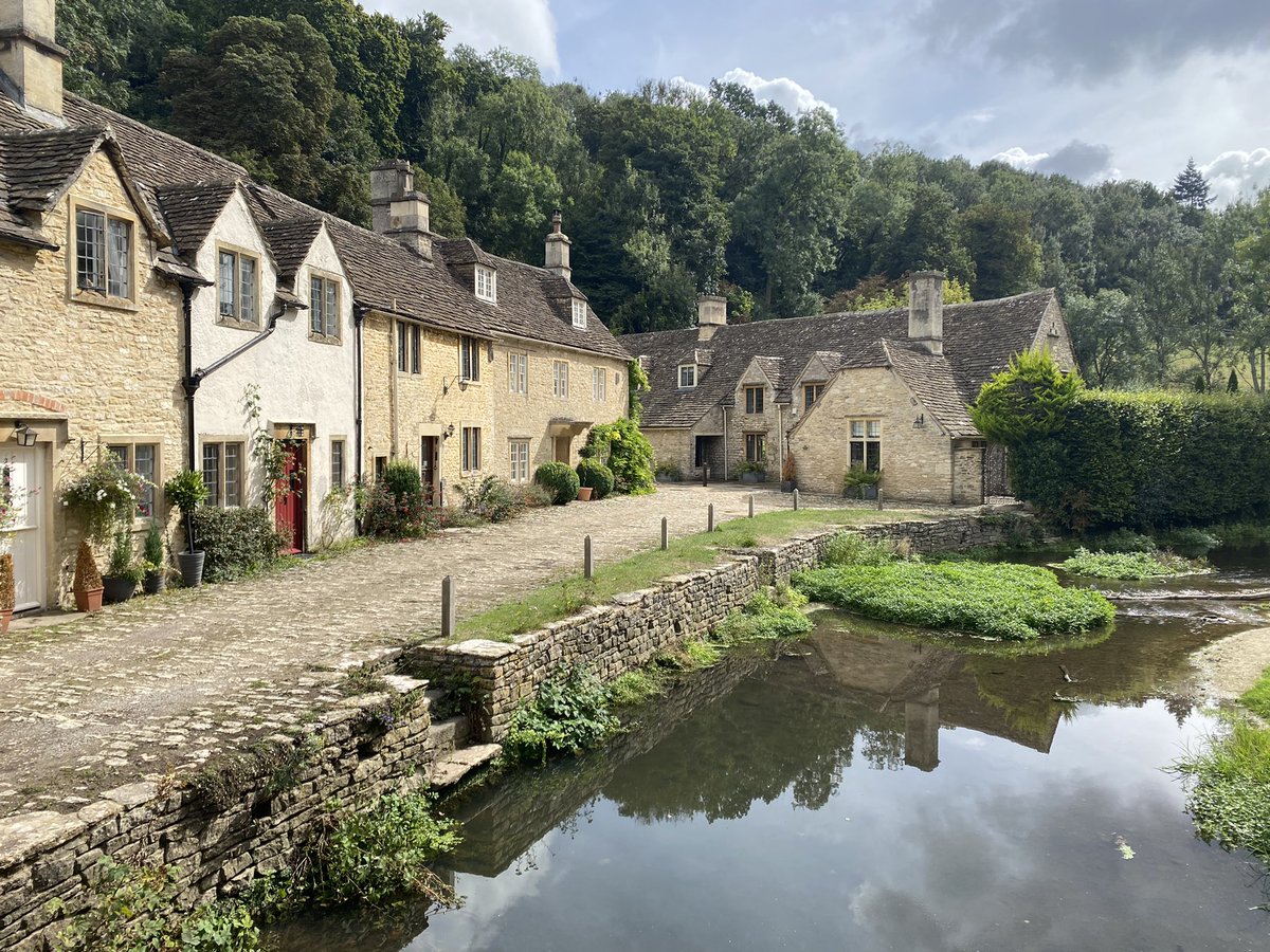 clairebrig's tweet photo. Loved our visit to Castle Combe today on our #backroadstour - super cute village hall set up for afternoon tea! #smallgrouptouring @ATAS_travel https://t.co/m4uuv94zbd