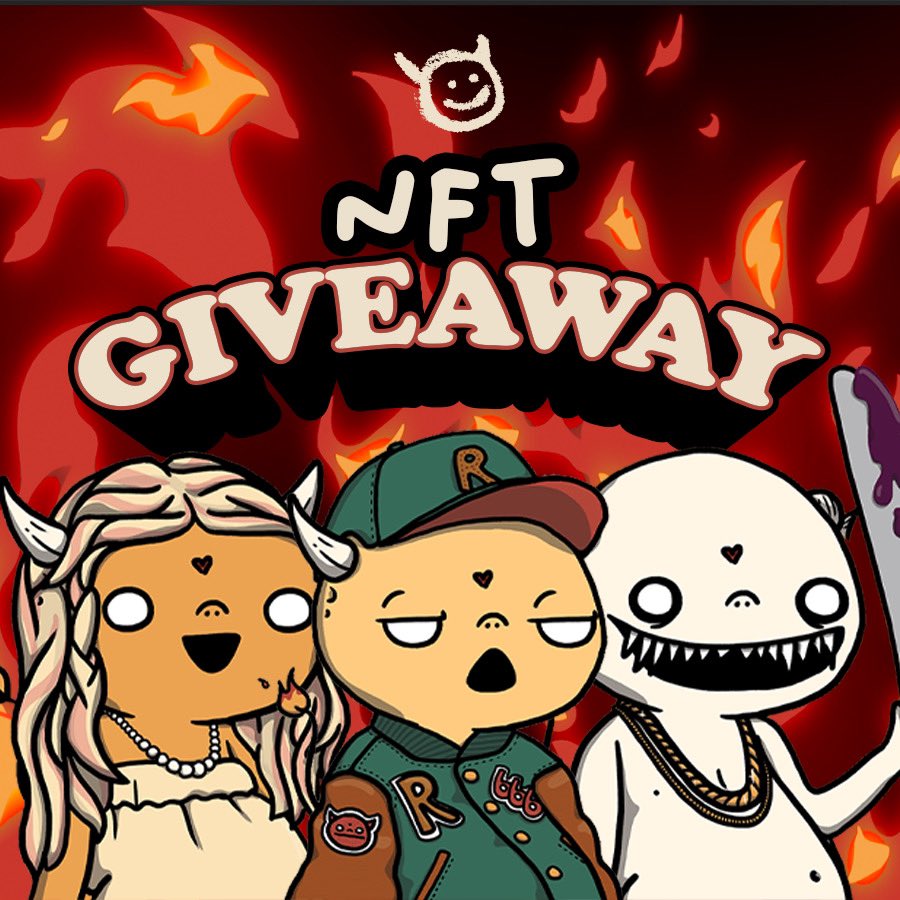 THE MOMENT you’ve asked for is here…

3x NFT giveaway 😈🤝

How to enter: ✅
1. Follow @runawaysnft
2. Like, comment + RT
3. Tag 3 frens 👇

48 hours ⏰

#NFTGiveaway #Giveaway #nftart