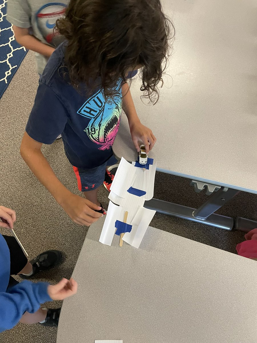 Second grade built bridges after reading, “Iggy Peck, Architect” with limited materials #ghequest