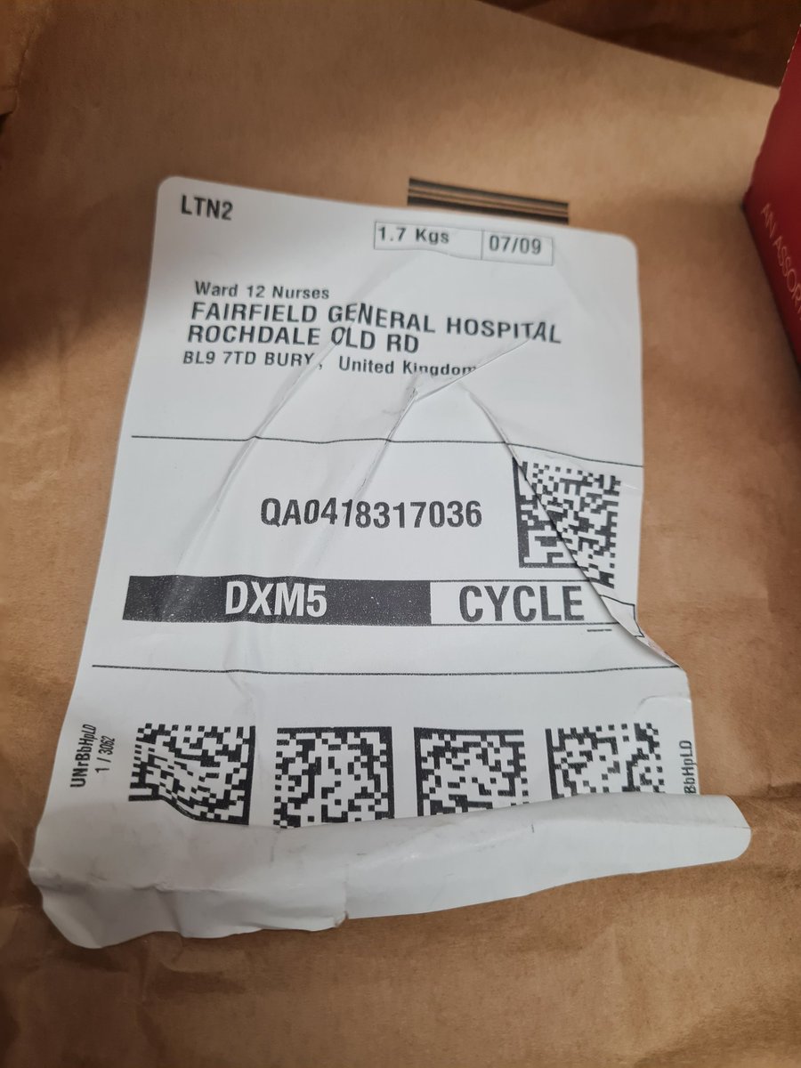 Melanie brindle (@melbrindle) on Twitter photo Lovely unexpected delivery from amazon for ward 12 from one of our lovely ent patients and her mum
Greatly appreciated <a href="/KeeleyRa/">keeley Parker</a> @louhood83 <a href="/TracySh01012017/">Tracy Shaw</a> <a href="/BuryCO_NHS/">Bury Care Organisation</a> Lovely unexpected delivery from amazon for ward 12 from one of our lovely ent patients and her mum
Greatly appreciated <a href="/KeeleyRa/">keeley Parker</a> @louhood83 <a href="/TracySh01012017/">Tracy Shaw</a> <a href="/BuryCO_NHS/">Bury Care Organisation</a>
