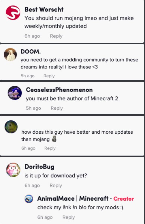 StardustLabs's tweet image. A TikTok “influencer” with 284k followers decided to take our Terralith mod and pass it off as his own “update idea” to his audience. Taking credit for others’ work for publicity is pretty low.