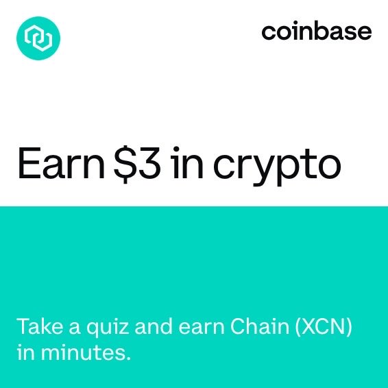 Claws_with_Paws's tweet photo. You can earn $3 in XCN by learning about Chain on @Coinbase. Watch lessons, take quizzes, and earn crypto in minutes: https://t.co/mdHy3CFtpY https://t.co/C0hjaeZN9p