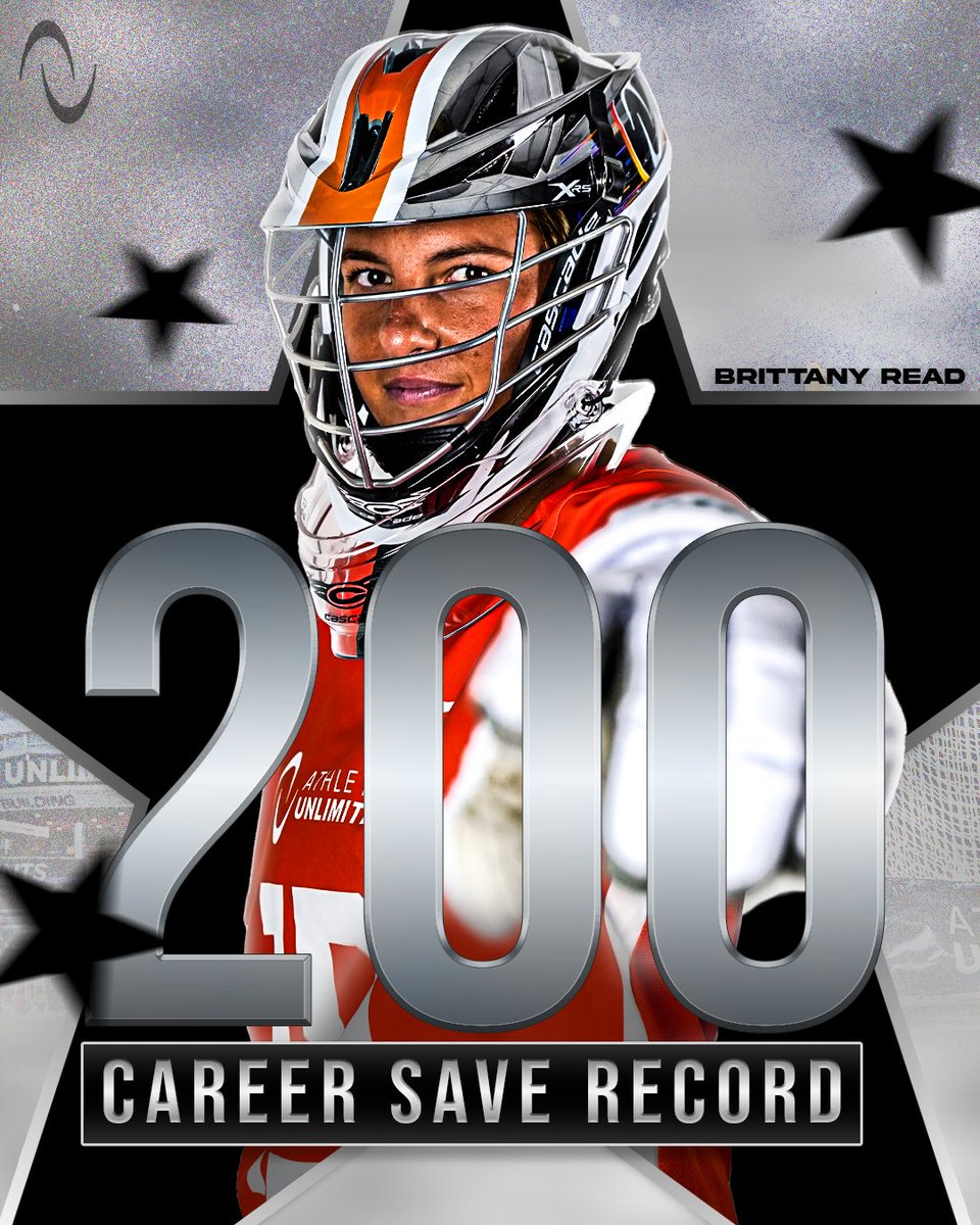 Britt Read: The first player to reach 200 career saves in Athletes Unlimited Lacrosse history 🤩

#AULax