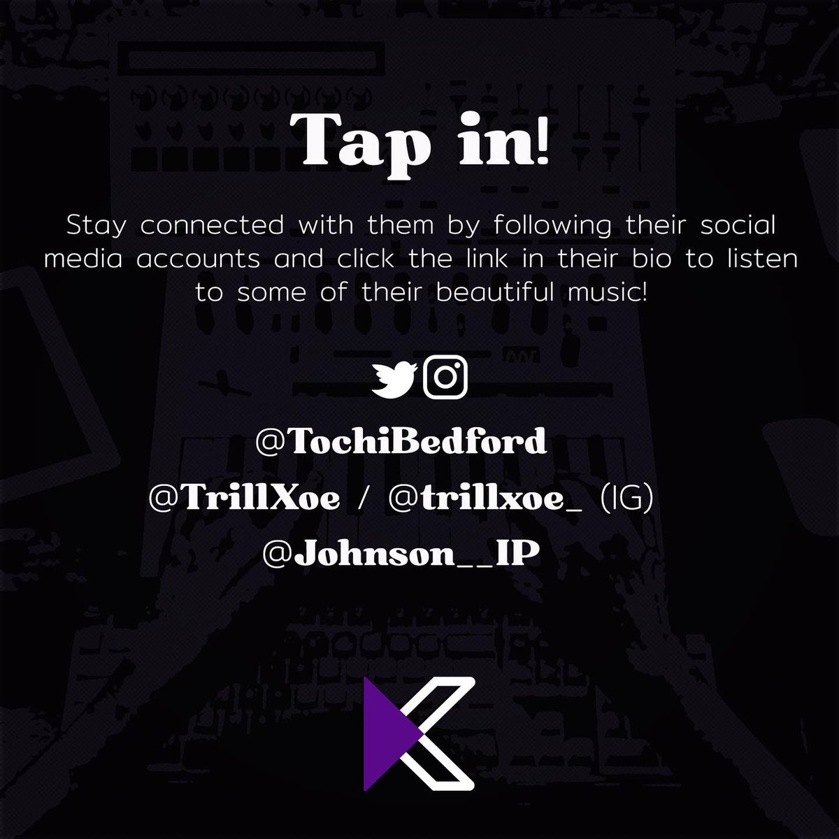 Producers are the backbone of music production. 
Today we are bringing you awesome ones to look out for🔝
<a href="/TrillXoe/">Trill Xoe 44DB</a> 
<a href="/TochiBedford/">44DB. tb bosshua</a>  
<a href="/Johnson__IP/">Sleepless 44DB.</a> 
You are welcome💅🏽

#kulupsymedia 
#KMC