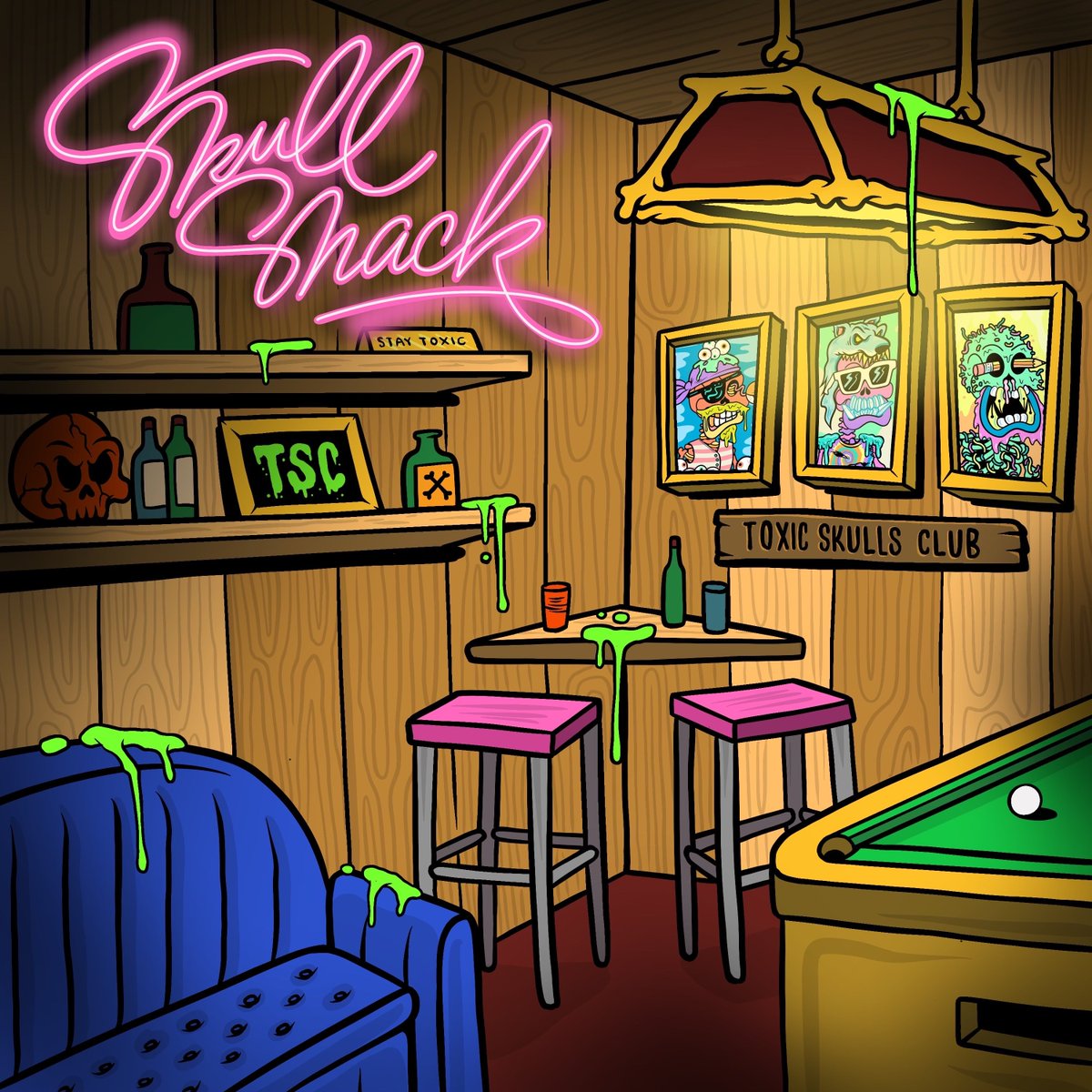‘...getting caught in the rain’.

The ‘Skull Shack’ has opened its doors on Discord. Chat all things #TSCrum, with more coming soon…

#NFTCommunity #ToxicSkullsClub #SkullShack #Discord #GoodVibesOnly