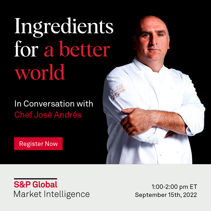Join us for a candid conversation with Chef José Andrés, filled with uplifting stories from his travels that will inspire you to use your talents as ingredients to create a better world. We're excited to host this free virtual event for our valued clients. ow.ly/l99C50KBiju