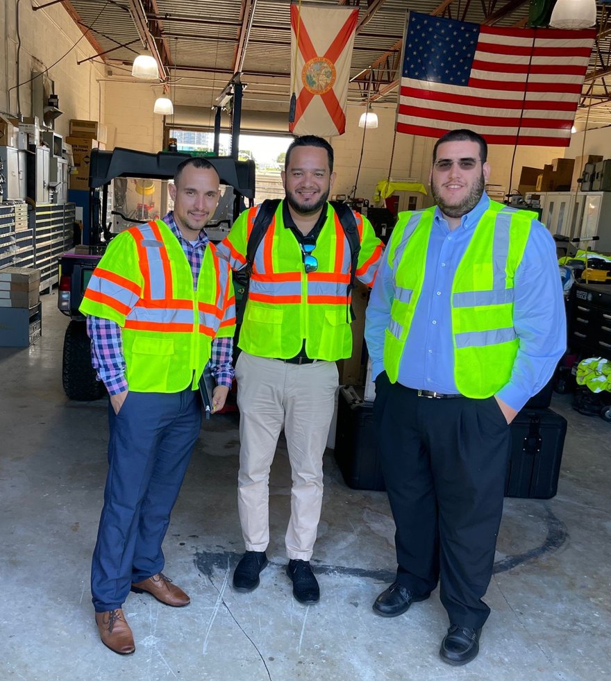 silmarelectro's tweet photo. The Silmar West Palm Beach team joined Victor Rodriguez and #TuringAI for a site walk-thru at the West Palm Beach Water Treatment Plant! Victor and the Silmar team look forward to planning, implementing and monitoring the success of Turing at this project site! #WPB #SilmarTeam https://t.co/roT9iGEDcV