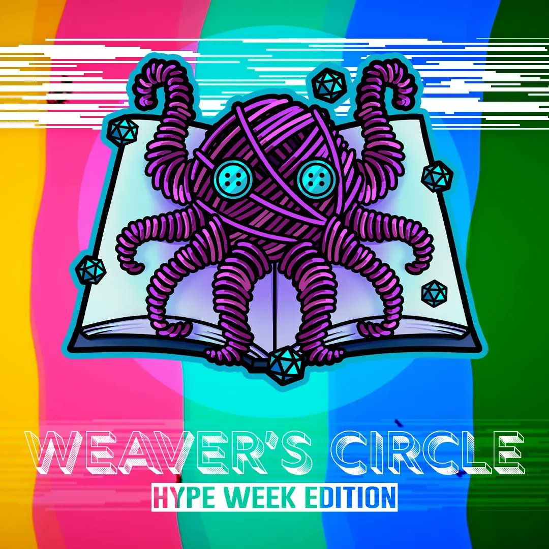 PennyforaTale's tweet photo. 🐙 Weaver's Circle is BACK folks! NEXT WEEK is #HypeWeek for all things #Weave, as we return for our Fall Season. #ttrpg 

What games are being played? Who's in them? Weaver's Circle is the place to hear it all! Join us Monday, on #Twitch for the kickoff: https://t.co/R89tXKtYE9 https://t.co/1BLyJIBZSm
