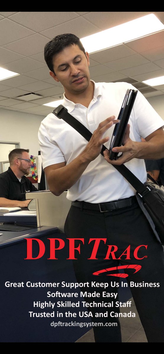 dpftrac's tweet photo. DPFTRAC's great customer software support is what stands out. The #DPFTRAC software is "fantastic" in its functionality according to our customers. But DPFTRAC's skilled tech support are second to none in the DPF cleaning & DPF procurement industry - info@dpftrackingsystem.com https://t.co/Y7Jkc1JP93