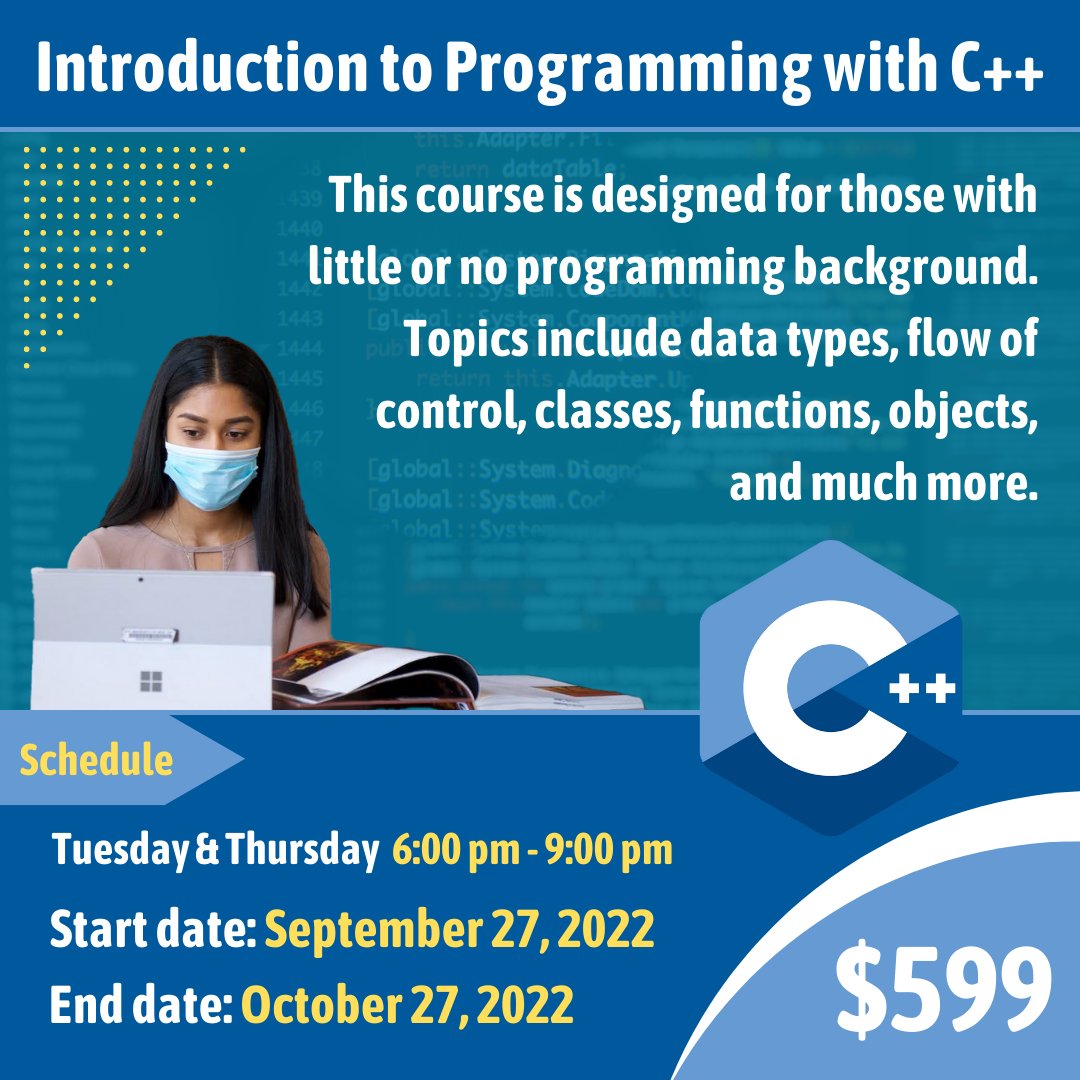 Online C++ Programmer from Cochise College Center for Lifelong