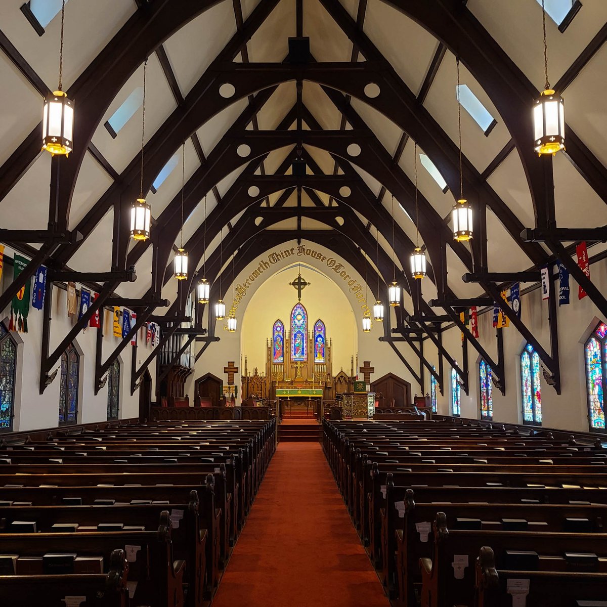StPaulsWaco's tweet photo. The Rally Day banners have been hung! Come see them in person on Sunday at our 8 or 10:00 AM services and don't forget about Rally Day at 9:00 AM! https://t.co/DDMNA9Uwi5