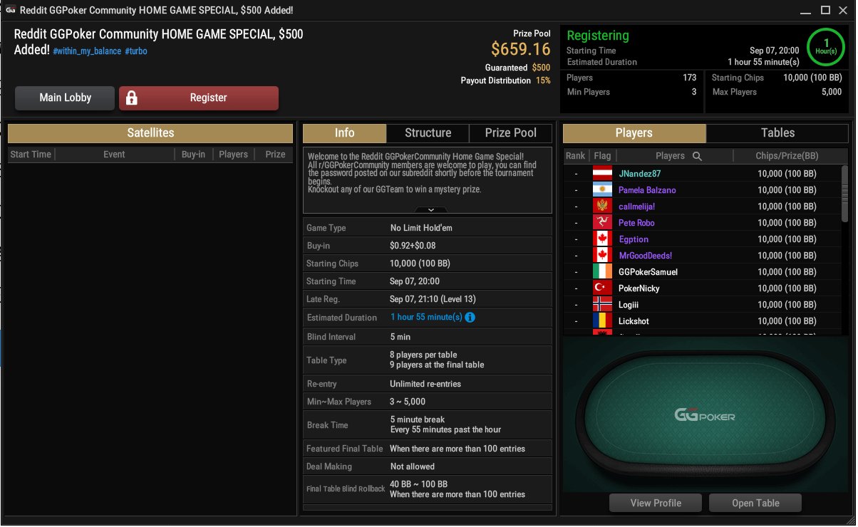 GGPoker World’s Biggest Poker Room on Twitter "eran99999 here you