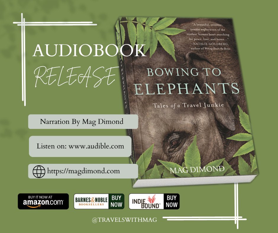 DimondMag's tweet photo. I am so grateful BOWING TO ELEPHANTS continues to be an international best-seller. Find it here!: https://t.co/zfteRoH29P #BowingToElephants #Audiobook @BenGioia https://t.co/pLOOecELRg
