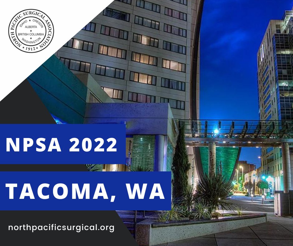 NoPacSurgical's tweet photo. Join us for our annual conference in Tacoma, WA on November 11-12. Selected abstracts to be presented can be found on the conference agenda here: https://t.co/76KHDeuzyO https://t.co/U0qSGhXc2M