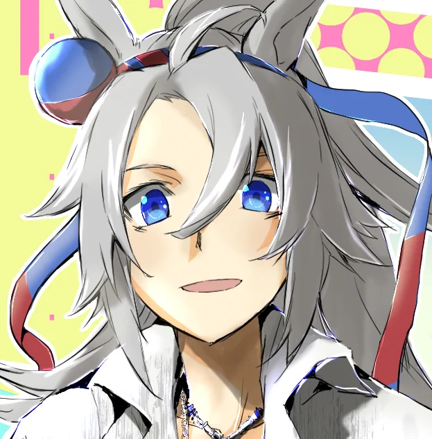 こちらサンプルです。オグリとタマを描かせて頂きました!宜しくお願い致します!  