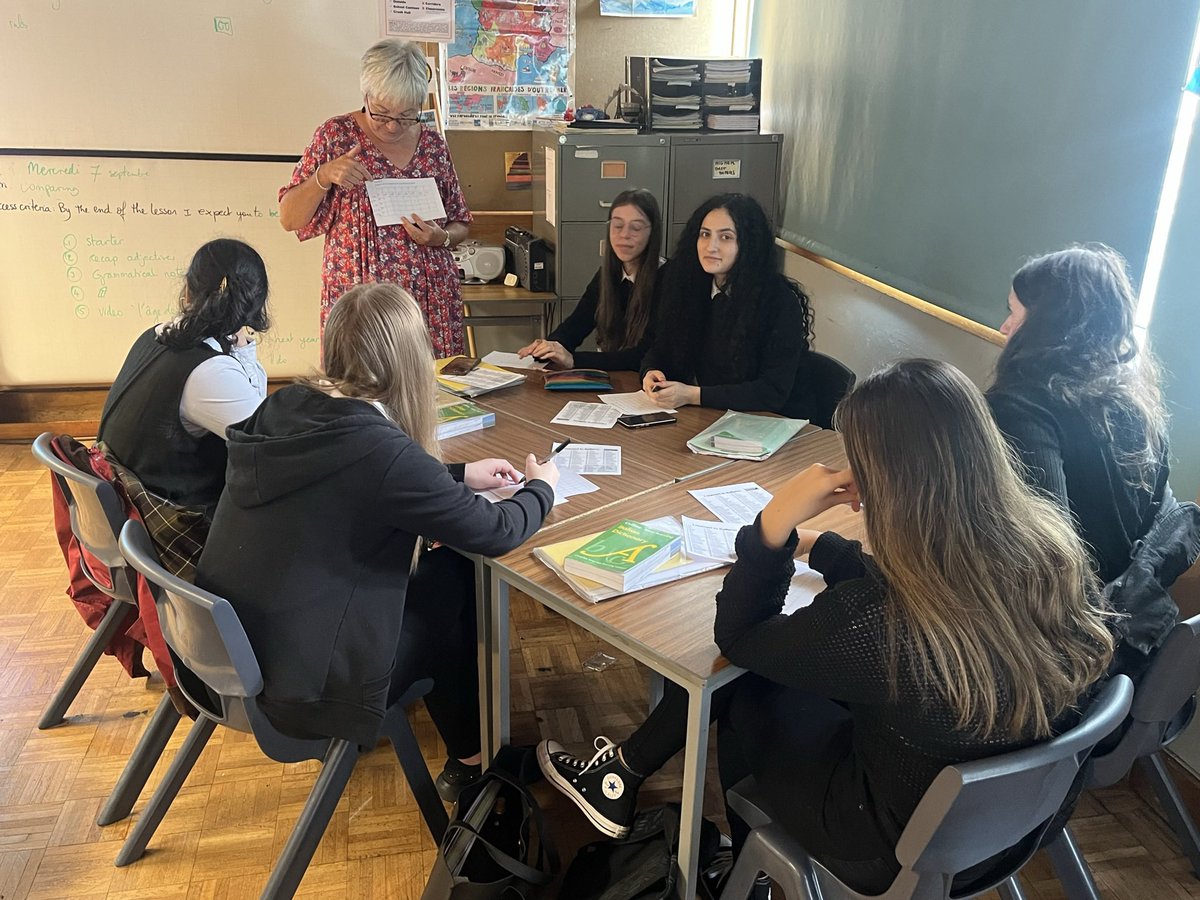 GHSModernlang's tweet photo. This year, we have two languages taught in the same National 5 class! Half Italian, half French. Mrs McGregor is absolutely awesome. https://t.co/nF25MRCYzY