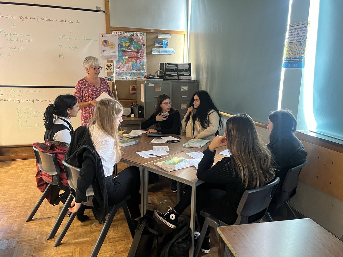 GHSModernlang's tweet photo. This year, we have two languages taught in the same National 5 class! Half Italian, half French. Mrs McGregor is absolutely awesome. https://t.co/nF25MRCYzY