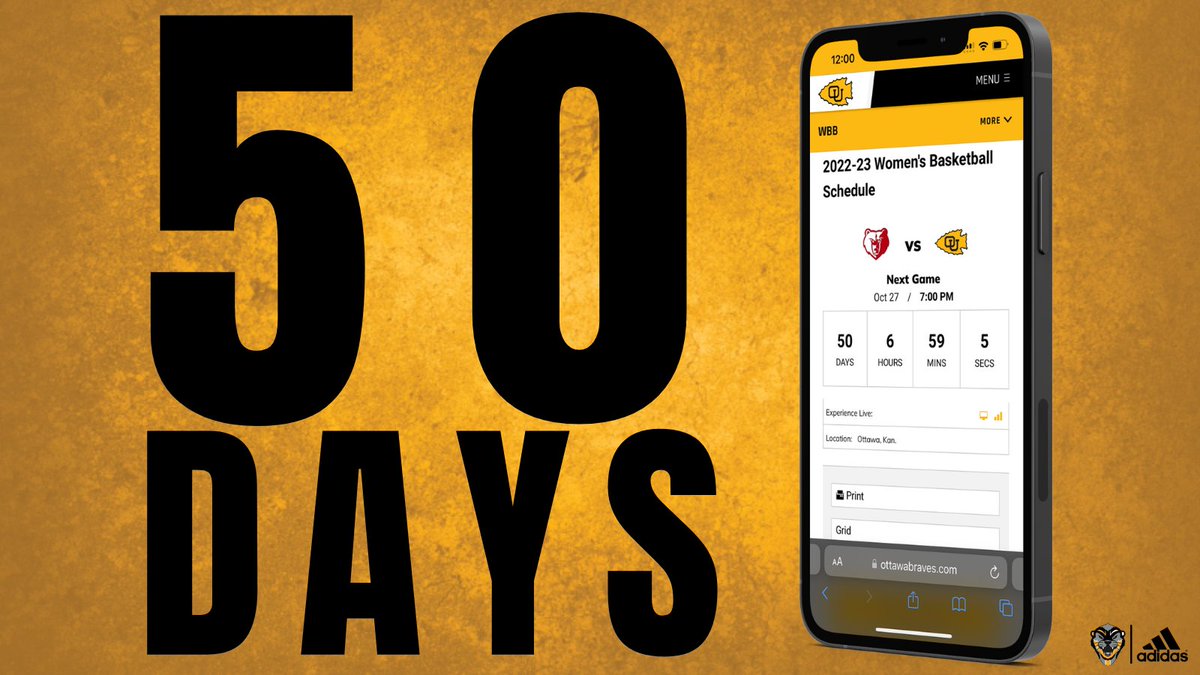 OUBravesWBB's tweet photo. 50 days until we 𝐅𝐥𝐨𝐨𝐝 𝐭𝐡𝐞 𝐅𝐢𝐞𝐥𝐝 𝐇𝐨𝐮𝐬𝐞❗️

⏳🏀🗓️

#BraveNation I #Win https://t.co/DImrzFChcH